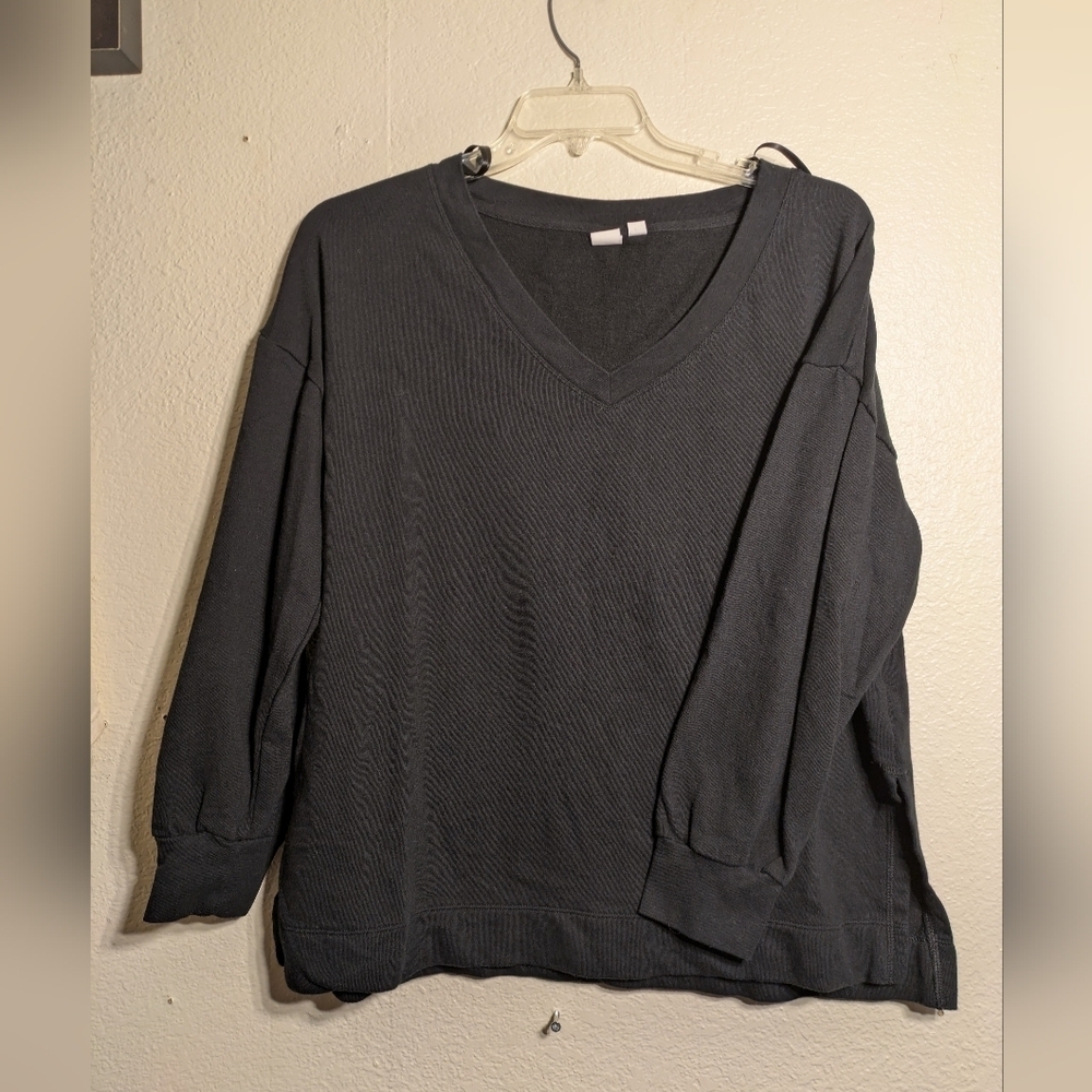 gap Black V-Neck Sweater Size Large Pre-owned